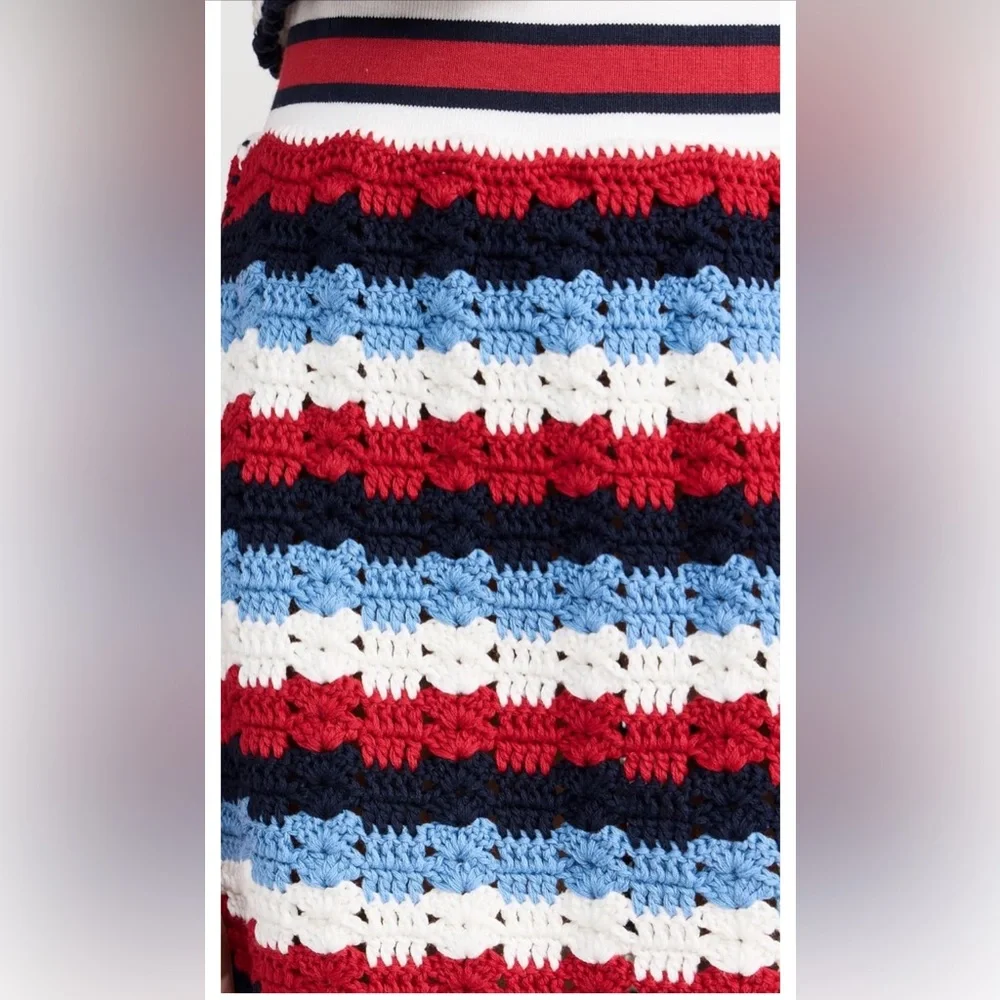 The Upside Women's Chantilly Crochet Rue Skirt‎ NWT